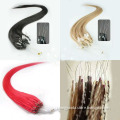 2013 Best design competitive price brazilian micro ring loop micro bead hair extensions